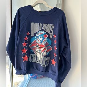 Vintage Toronto Blue Jays World Series Champs Sweater
